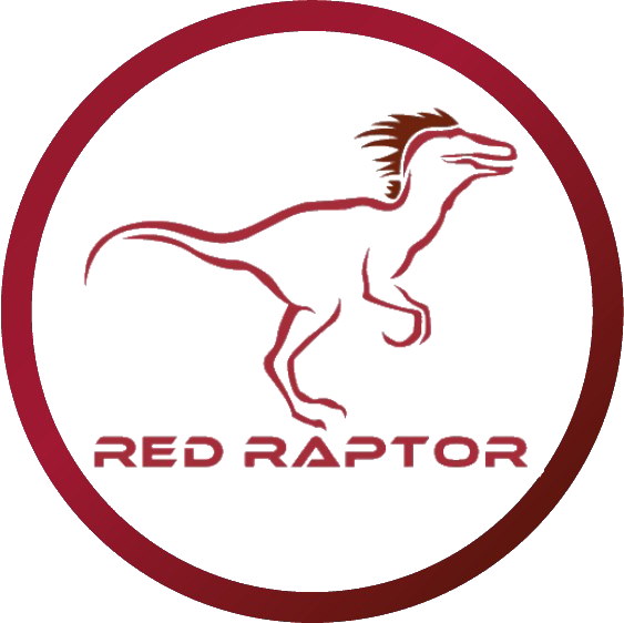 Dieses Bild zeigt das Logo des Unternehmens RED RAPTOR Onlinepräsenz
